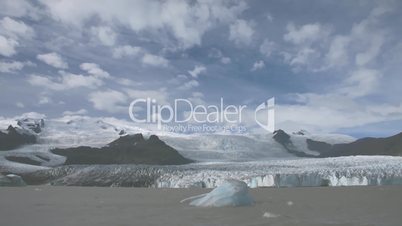 Time lapse glacier on Iceland