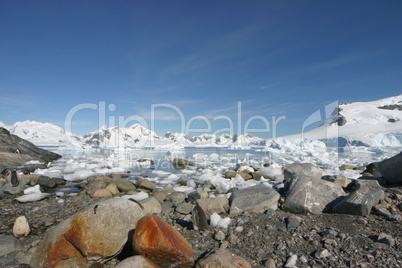 Landscape in Antarctica