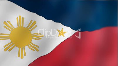 Philippines - waving flag detail