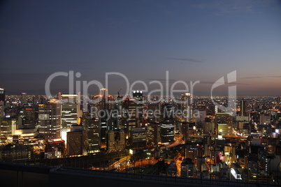 Osaka bei Nacht