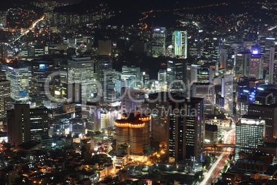 Seoul bei Nacht