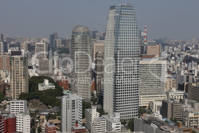 Wolkenkratzer in Tokio
