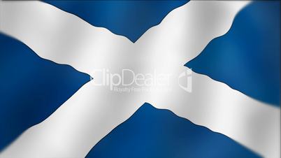 Scotland - waving flag detail