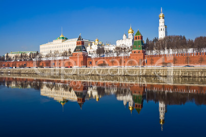 Moscow Kremlin and reflection