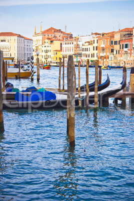 Gondolas on Grand Canal