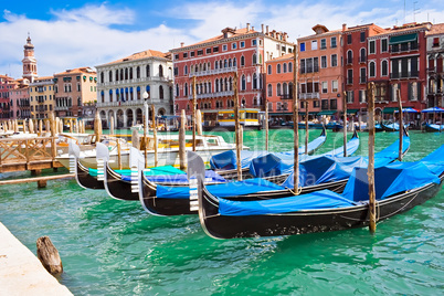 Venetian gondolas