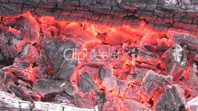 HD Flame on charcoal