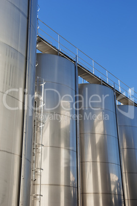 Stainless steel tanks