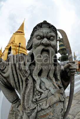 temple guardian in thailand
