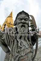 temple guardian in thailand