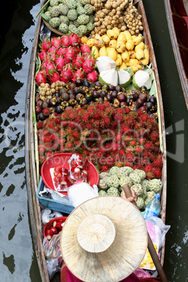 floating market in thailand