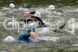 Schwimmer im Triathlon