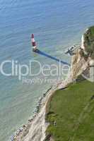 Aerial Photograph of Lighthouse at Beachy Head, East Sussex, Eng