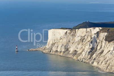 Aerial Photograph of Lighthouse at Beachy Head, East Sussex, Eng
