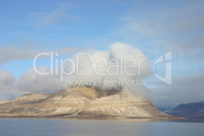 Berg bei Svalbard