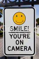 Smile You're On Camera Security Sign