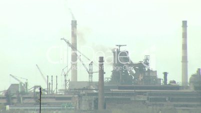 Industrial smokestacks