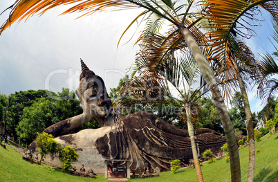 buddha park in vientiane/laos