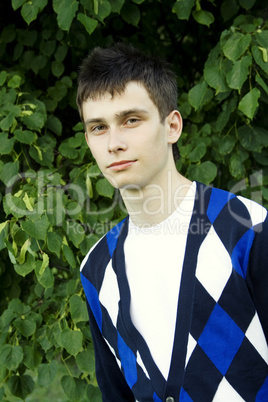 Young man in the park