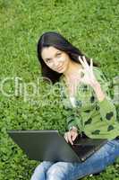 Woman with a Laptop