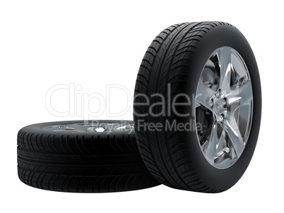 Tires isolated