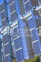 Close Up Renewable Green Energy Photovoltaic Solar Panel