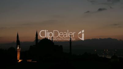 Time lapse Istanbul sunrise