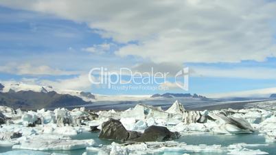 Time lapse glacier