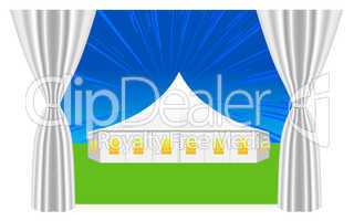 large white tent for events