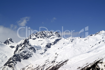 Caucasus Mountains. Dombay. Sulahat.