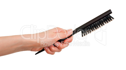 Hairbrush with bristle