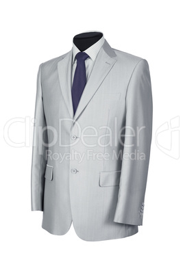 Man's suit isolated