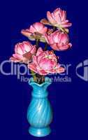 Lotus bouquet in vas