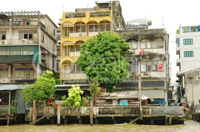 Canals in Bangkok.