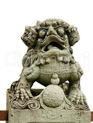Asian Sculpture Lion.