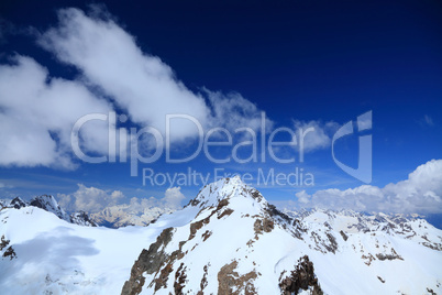 view from the top of mount Cheget