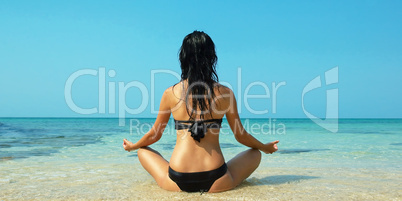 Beautiful women  on the beach