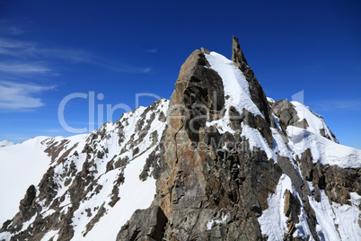 snowcapped peak