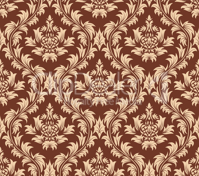 seamless damask pattern