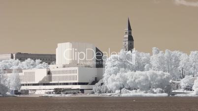 Infrared Finland: Finlandia Hall in Helsinki 3