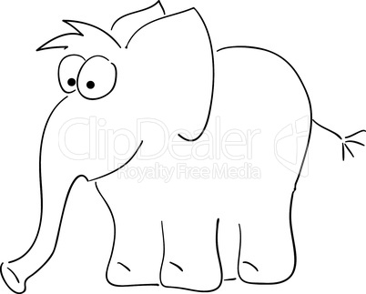 comic elefant