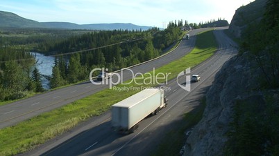 Trucks on highway 06
