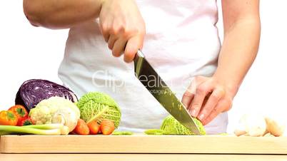 Gemüse schneiden