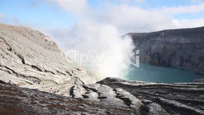 Crater Ijen Volcano