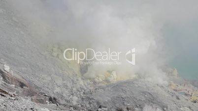 Crater Ijen Volcano