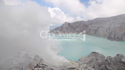 Crater Ijen Volcano