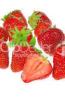 Erdbeere freigestellt - strawberry isolated 18