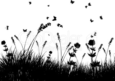 meadow silhouettes