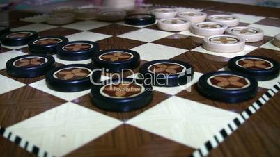 playing checkers