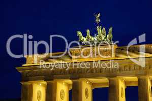 Berlin Brandenburger Tor Nacht - Berlin Brandenburg Gate night 05
